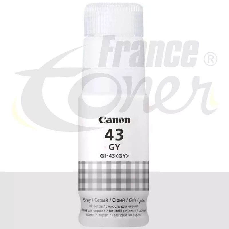 Recharge Encre CANON GI43 (4707C001) - GRIS - F...