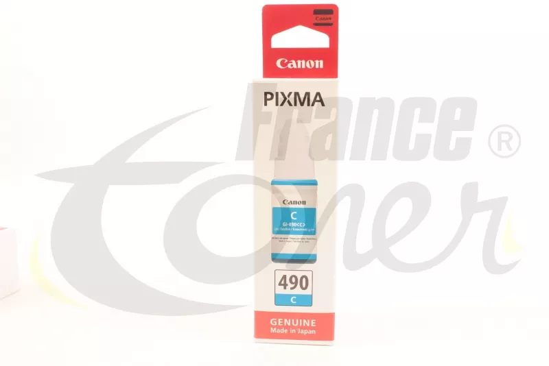 Recharge Encre CANON GI490C (0664C001) - CYAN (...