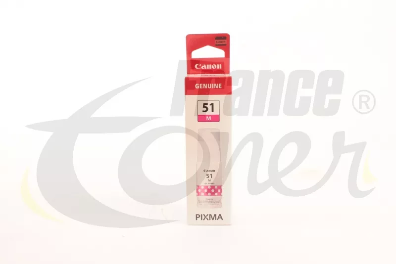 Recharge Encre CANON GI51M (4547C001) - MAGENTA...