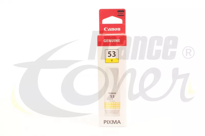 Recharge Encre CANON GI-53Y (4690C001) - JAUNE...