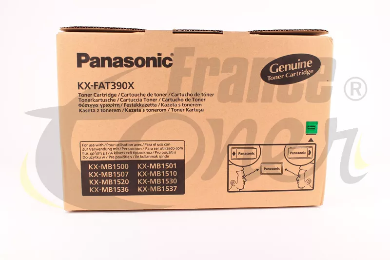Toner PANASONIC KX-FAT390X - NOIR - Format Stan...