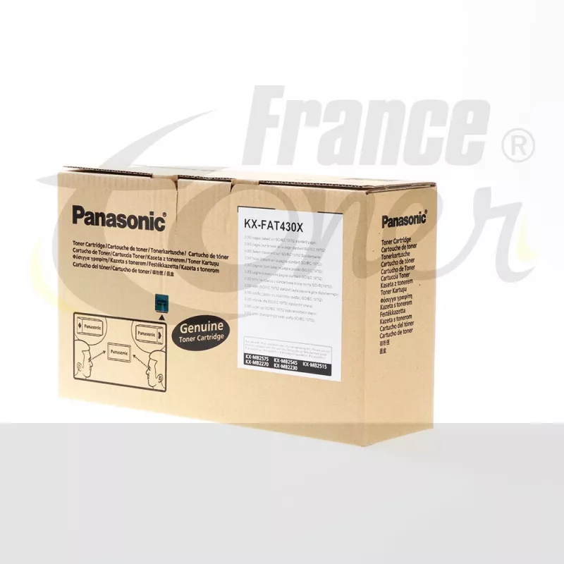 Toner PANASONIC KX-FAT430X (KXFAT430X) - NOIR -...