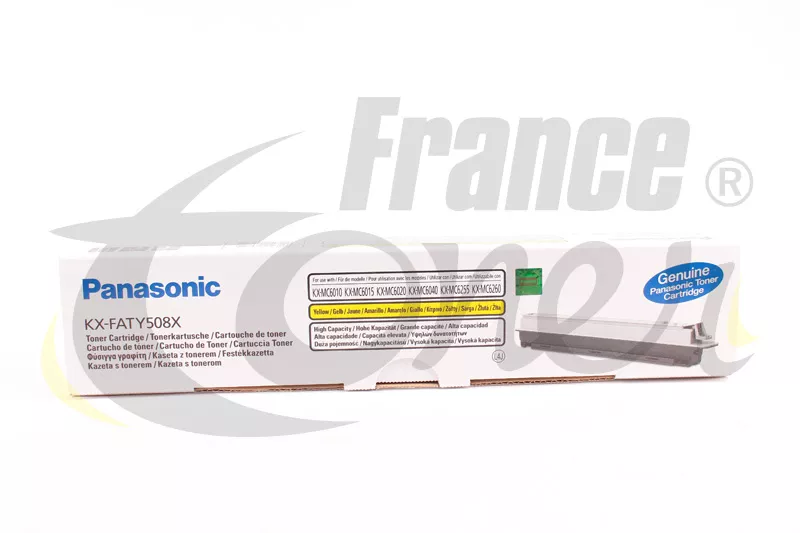 Toner PANASONIC KXFATY508X - JAUNE - Format Sta...