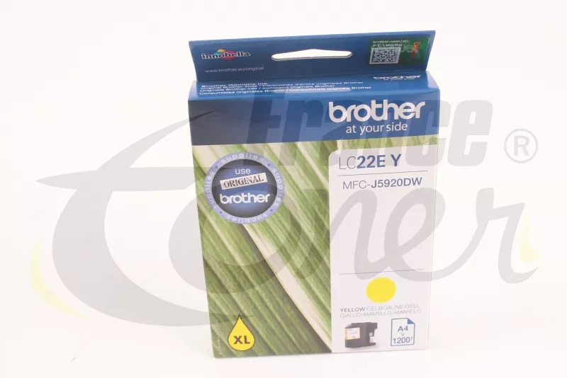 Cartouche d'encre BROTHER LC-22EY (LC22EY) - JA...