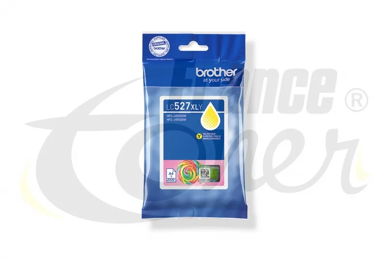 Cartouche d'encre BROTHER LC-527XLY - JAUNE - F...