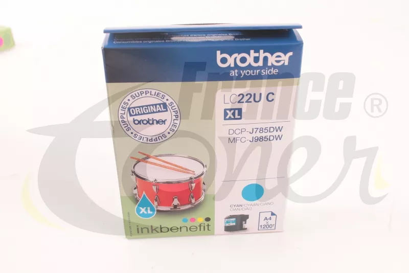 Cartouche d'encre BROTHER LC-22UC - CYAN (bleu)...