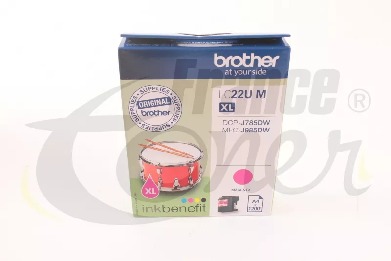 Cartouche d'encre BROTHER LC-22UM - MAGENTA (ro...