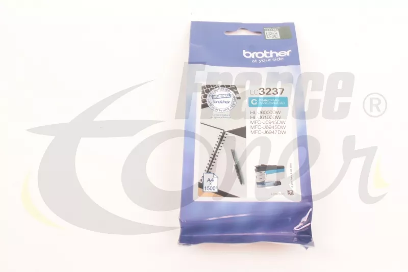 Cartouche d'encre BROTHER LC3237 (LC-3237C) - C...