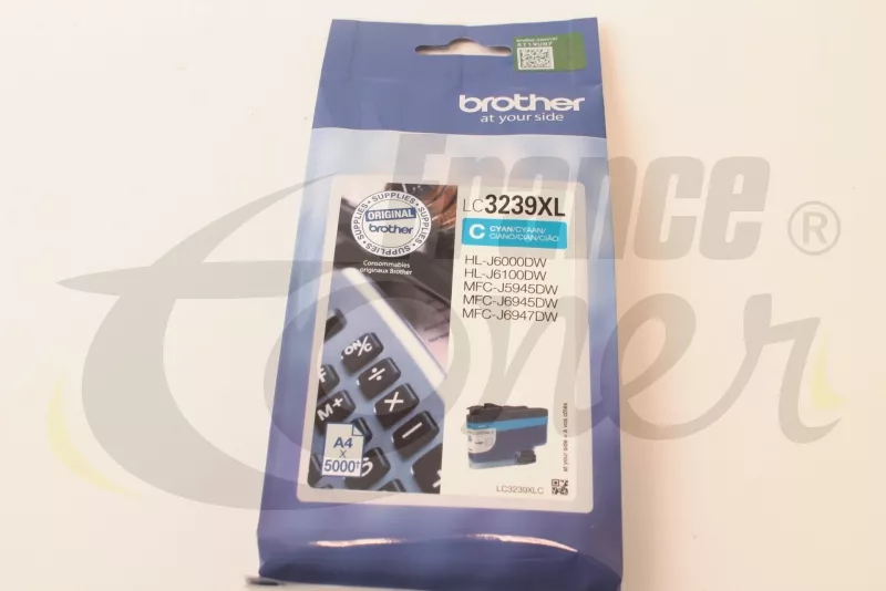 Cartouche d'encre BROTHER LC3239XL (LC-3239XLC)...