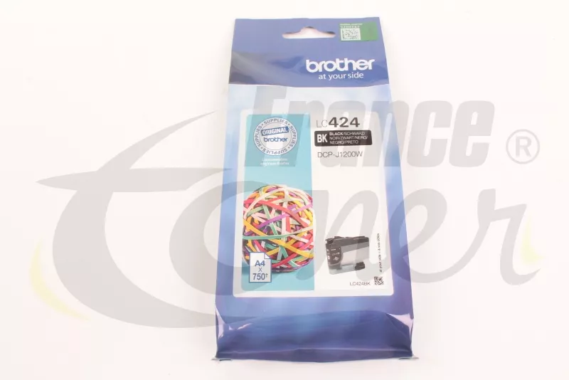 Cartouche d'encre BROTHER 424 (LC-424BK) - NOIR...