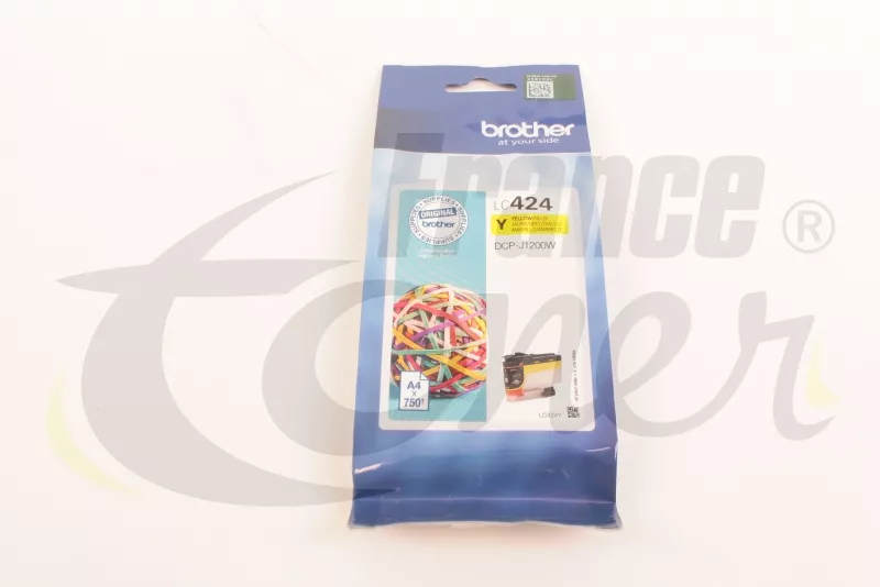 Cartouche d'encre BROTHER LC-424Y - JAUNE - For...
