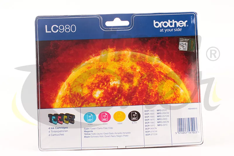 Brother LC980 Magenta, cartouche encre compatible LC-980M (500 pages)