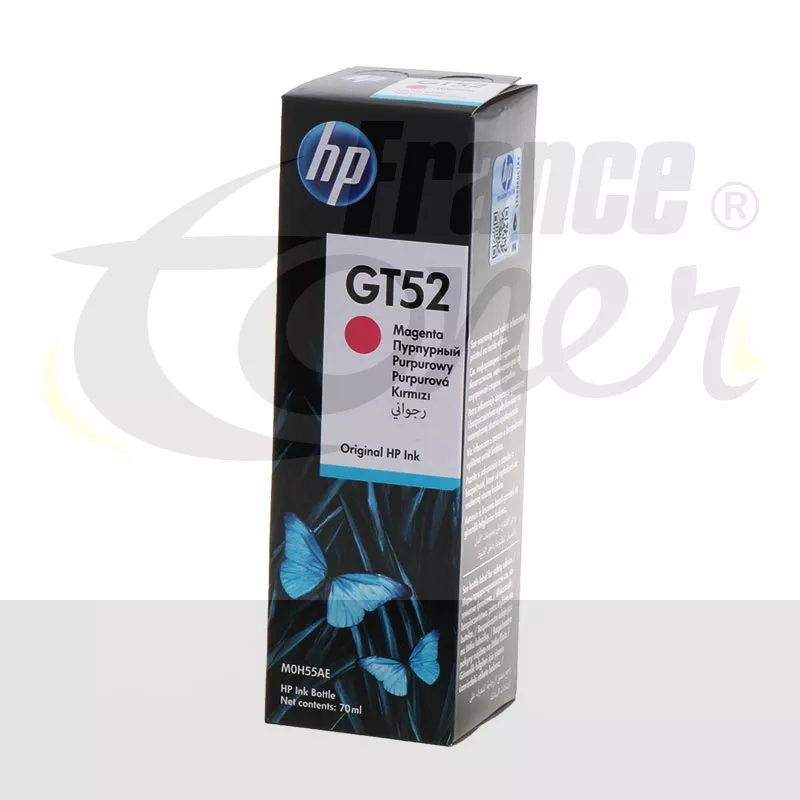 Recharge Encre HP GT52 (M0H55AE) - MAGENTA (rou...