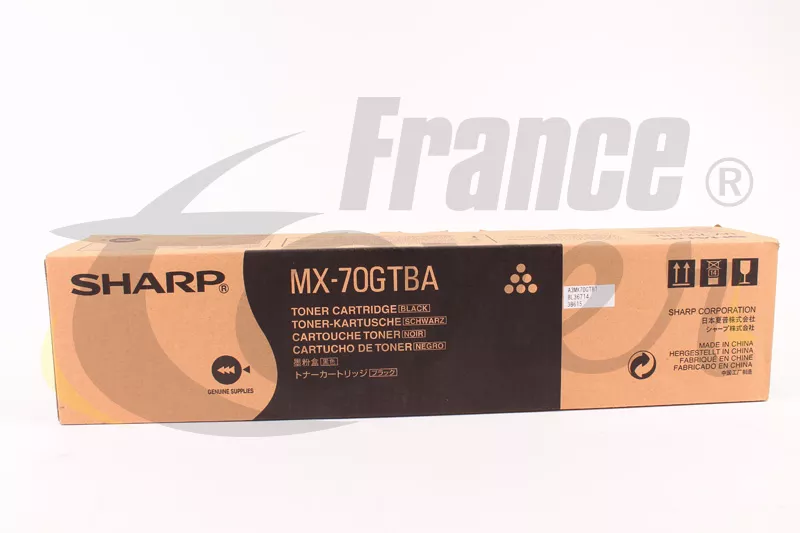 Toner SHARP MX70GTBA - NOIR - Format Standard