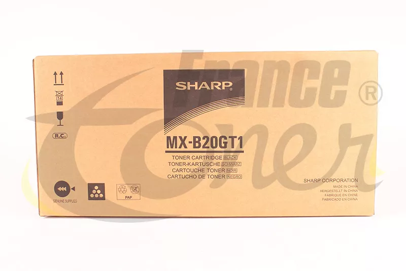 Toner SHARP MXB20GT1 - NOIR - Format Standard