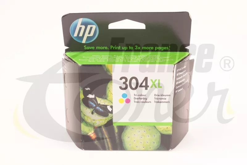 HP - Cartouche d'encre - 304XL - 3 couleurs