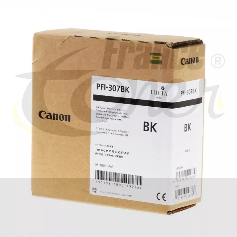 Cartouche d'encre CANON PFI-307BK (9811B001) -...