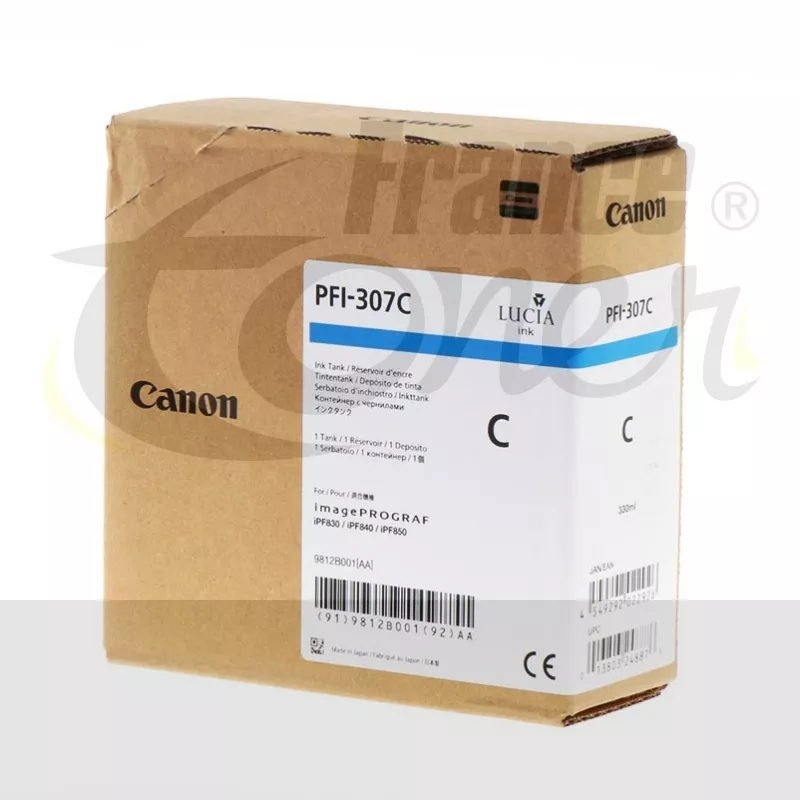 Cartouche d'encre CANON PFI-307C (9812B001) - C...