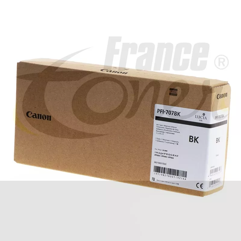 Cartouche d'encre CANON PFI707 (9821B001) - NOI...