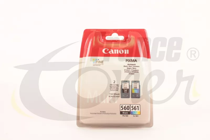 CARTOUCHE CANON 560 POUR PIXMA TS5350 / TS5351 / TS5352 / TS5353 PACK 4  COULEURS NOIR JAUNE CYAN