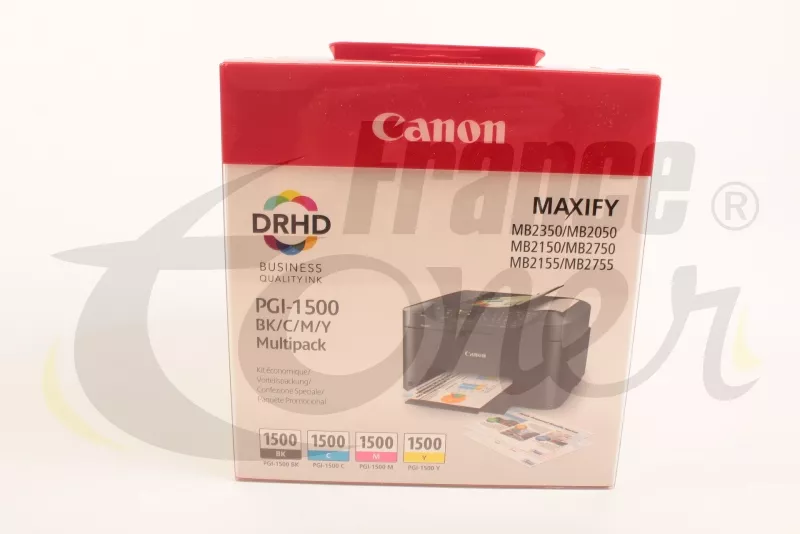 Pack de 4 cartouches d'encre CANON PGI1500 (921...