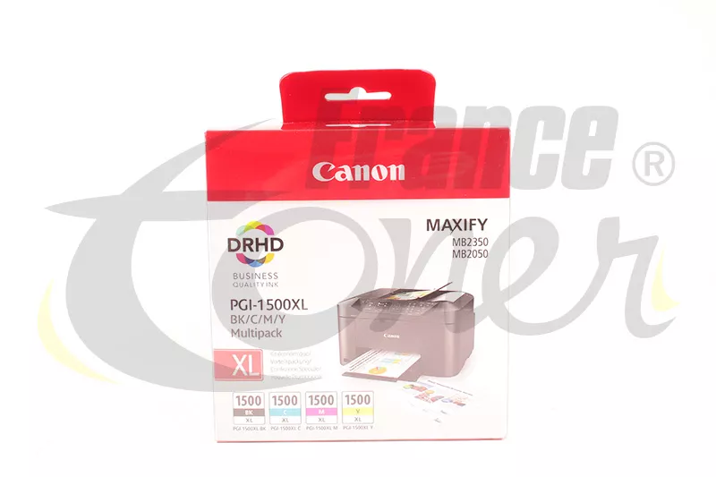 Pack de 4 cartouches d'encre CANON PGI1500XL...