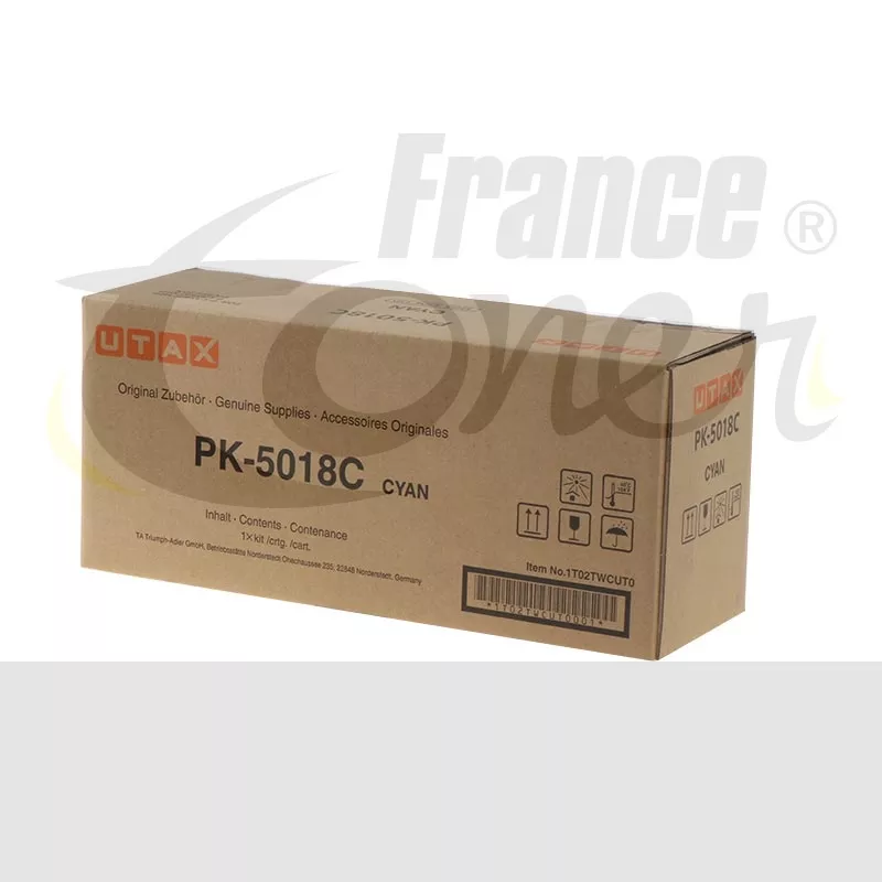 Toner UTAX PK-5018C (1T02TWCUT0) - CYAN (bleu)...