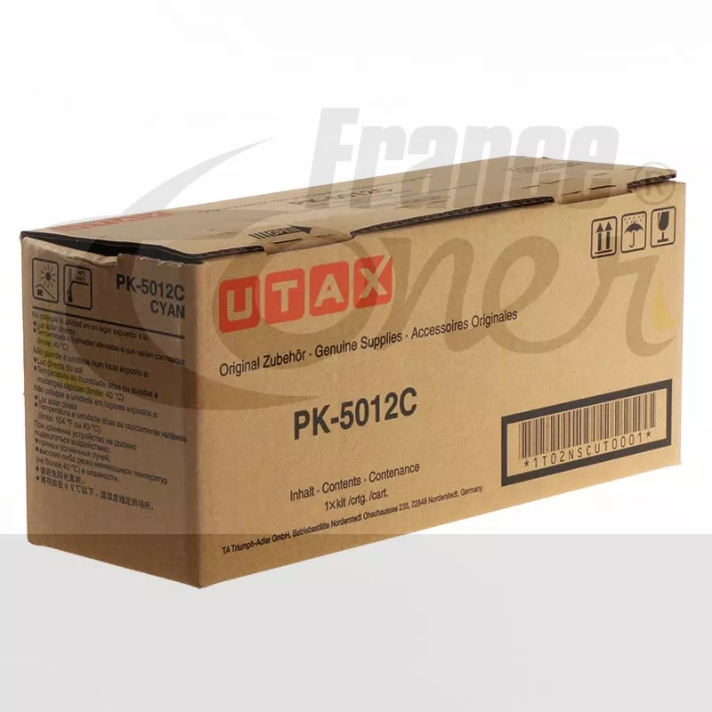Toner UTAX PK5012C (1T02NSCUT0) - CYAN (bleu) -...
