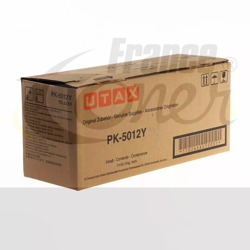 Toner UTAX PK5012Y (1T02NSAUT0) - JAUNE - Forma...