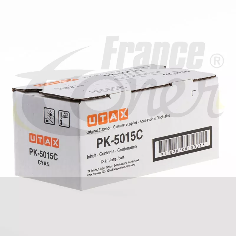 Toner UTAX PK5015C (1T02R7CUT0) - CYAN (bleu) -...