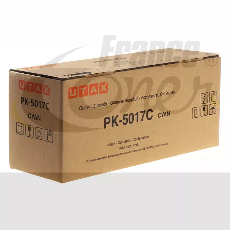 Toner UTAX PK5017C (1T02TVCUT0) - CYAN (bleu) -...