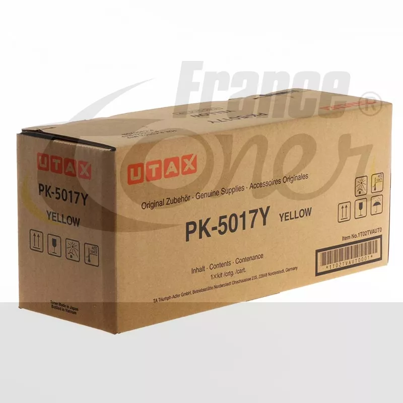 Toner UTAX PK5017Y (1T02TVAUT0) - JAUNE - Forma...