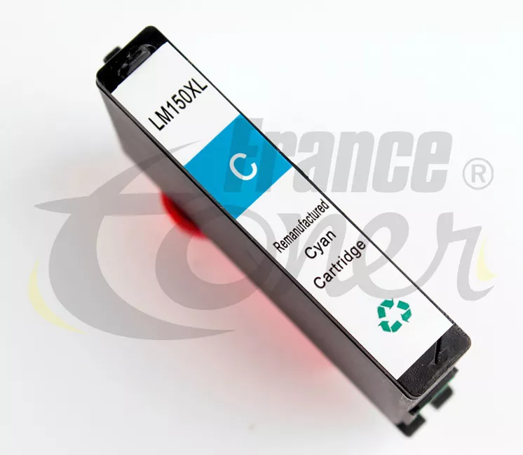 Cartouche d'encre générique équivalent à LEXMARK 150XL (14N1615E) - CYAN (bleu) - Format XL
