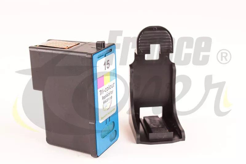 Cartouche d'encre générique équivalent à LEXMARK 15 (18C2110E) - 3 COULEURS - Format Standard