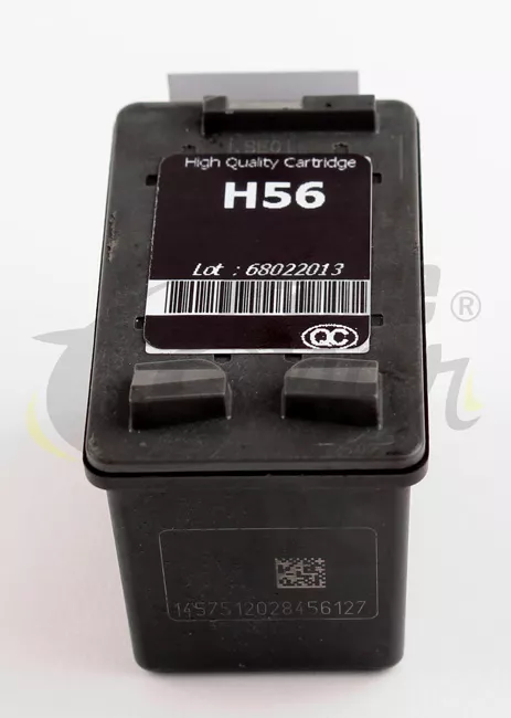 Cartouche d'encre générique équivalent à HP 56 (C6656AE) - NOIR - Format Standard