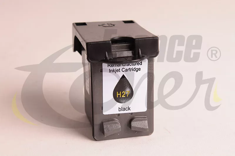 Cartouche d'encre générique équivalent à HP 27 (C8727AE) - NOIR - Format Standard