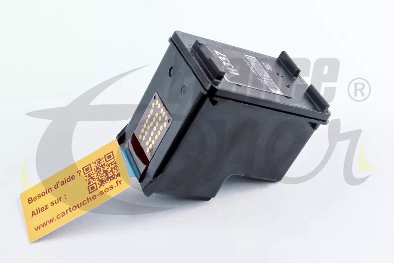 Cartouche d'encre générique équivalent à HP 337 (C9364EE) - NOIR - Format Standard