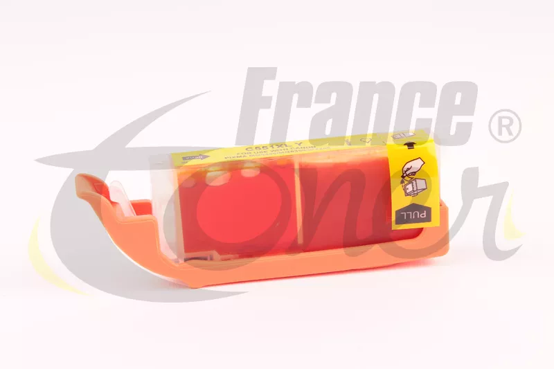 Cartouche d'encre générique équivalent à CANON CLI551Y-XL (6446B001) - JAUNE - Format XL