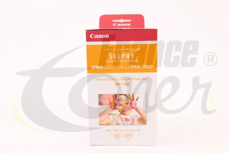 KIT ENCRE + PAPIER CANON RP108 (8568B001) - 3 C...