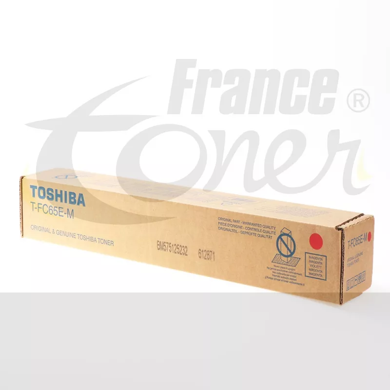 Toner TOSHIBA TFC65E (TFC65EM) - MAGENTA (rouge...