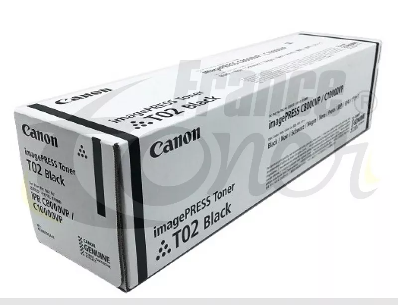 Toner CANON T02 (8529B001) - NOIR - Format Stan...