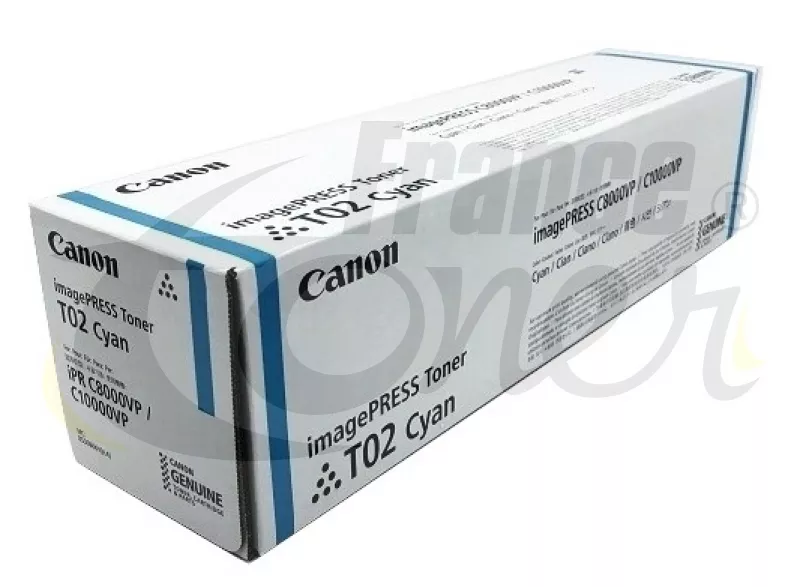 Toner CANON T02 (8530B001) - CYAN (bleu) - Form...