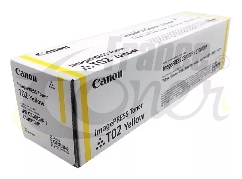 Toner CANON T02Y (8532B001) - JAUNE - Format St...