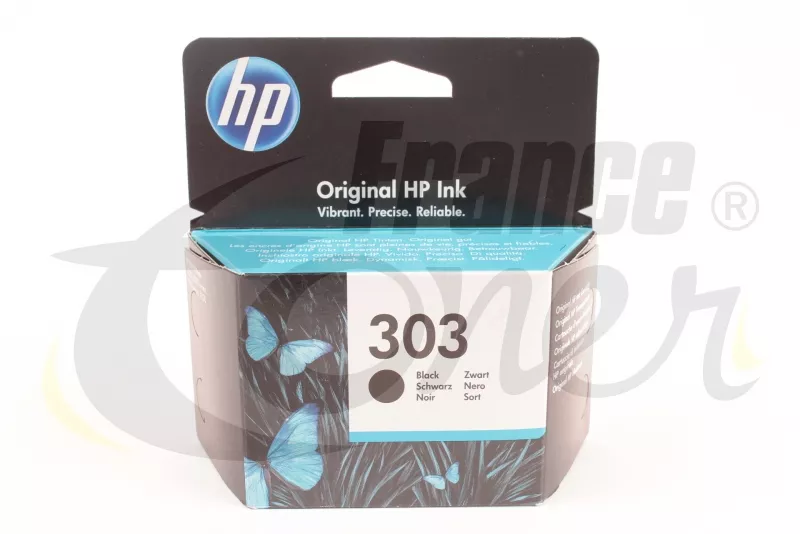 HP 303 Noir (T6N02AE) Cartouche d'encre Noir Originale HP