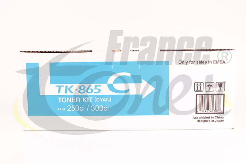 Toner KYOCERA TK-865C (TK865C) - CYAN (bleu) -...