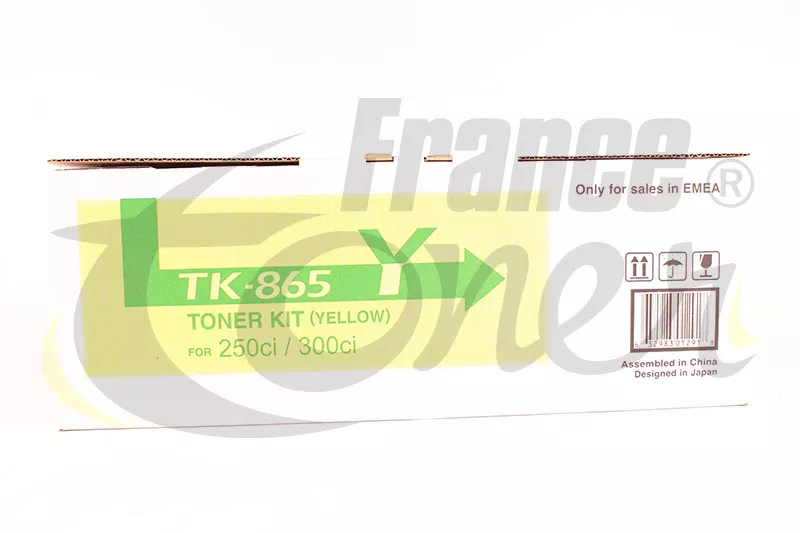 Toner KYOCERA TK865Y - JAUNE - Format Standard