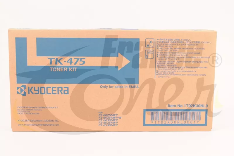 Toner KYOCERA TK475 (TK-475) - NOIR - Format St...