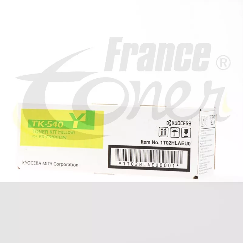 Toner KYOCERA TK540Y (1T02HLAEU0) - JAUNE - For...