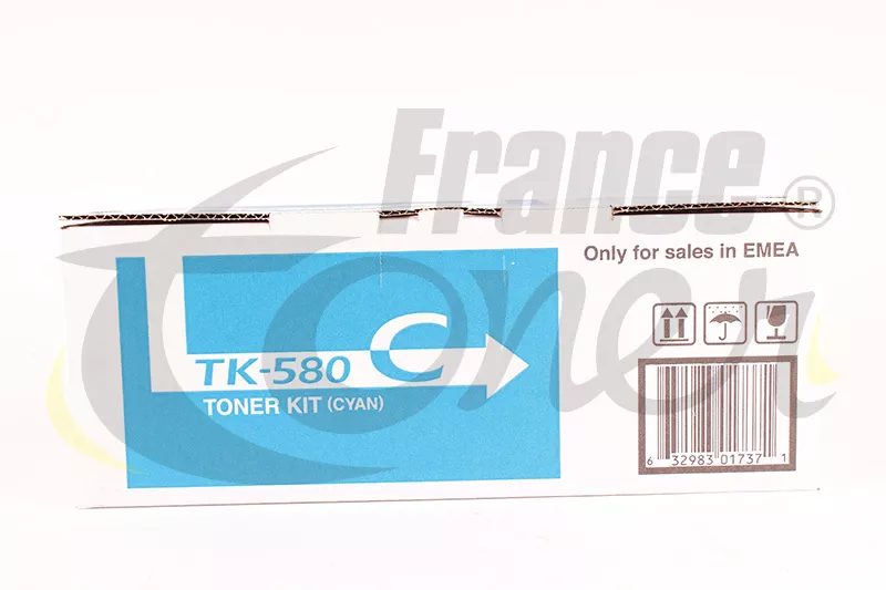 Toner KYOCERA TK580C (1T02KTCNL0) - CYAN (bleu)...