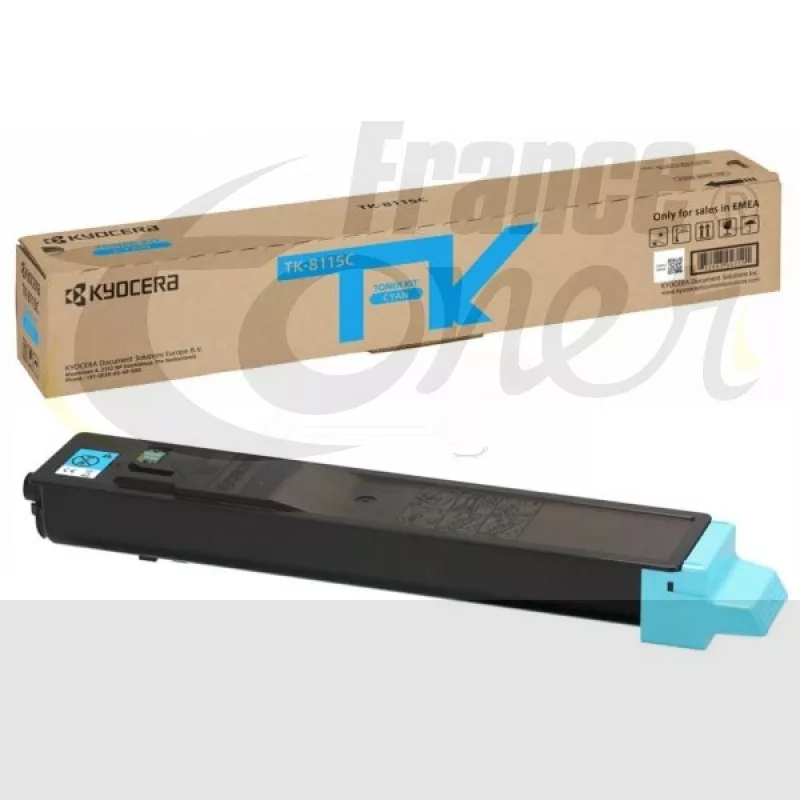 Toner KYOCERA TK8115C (1T02P3CNL0) - CYAN (bleu...